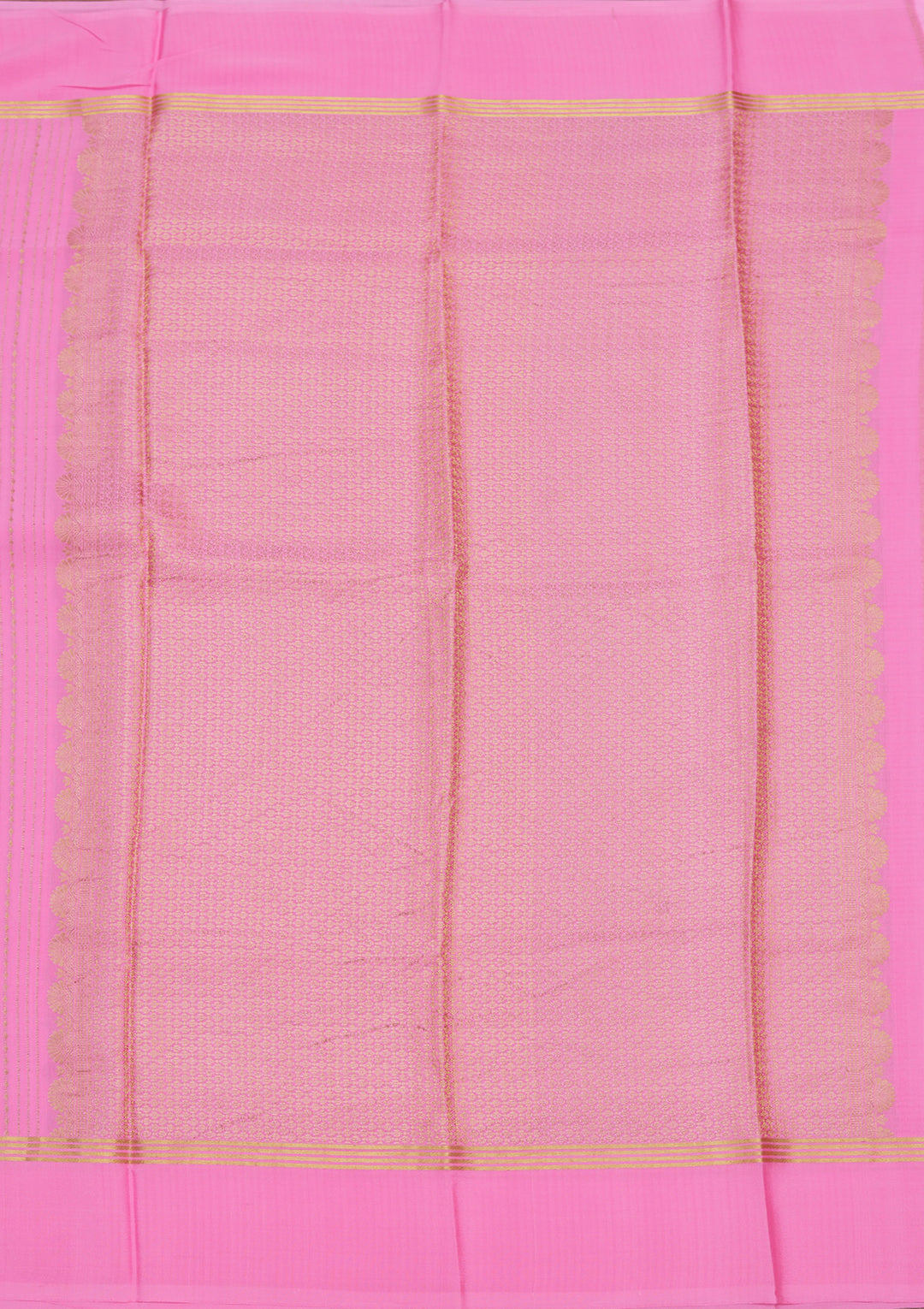 Pink Zariwork Pure Crepe Silk Saree