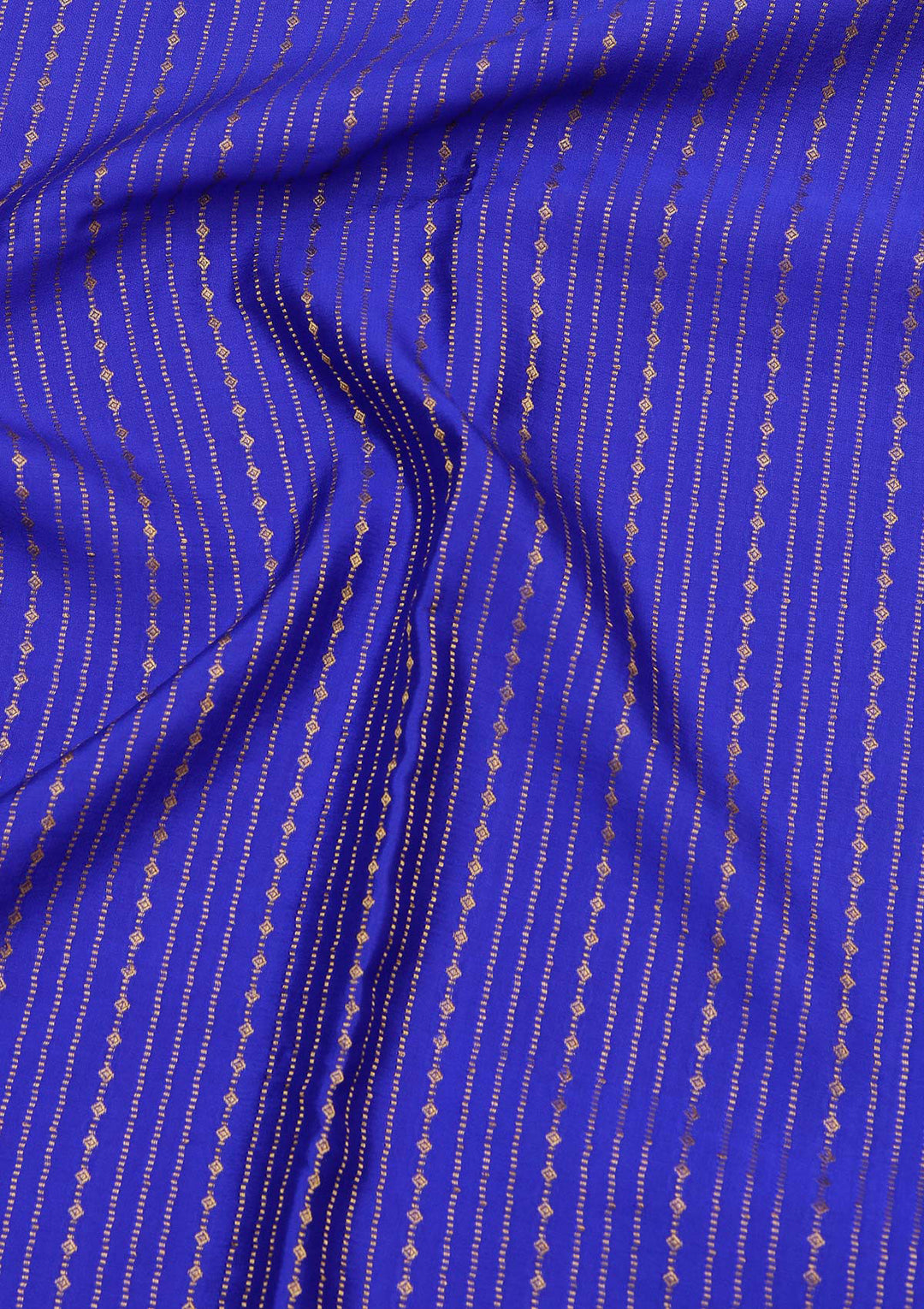 Royal Blue Zariwork Pure Crepe Silk Saree