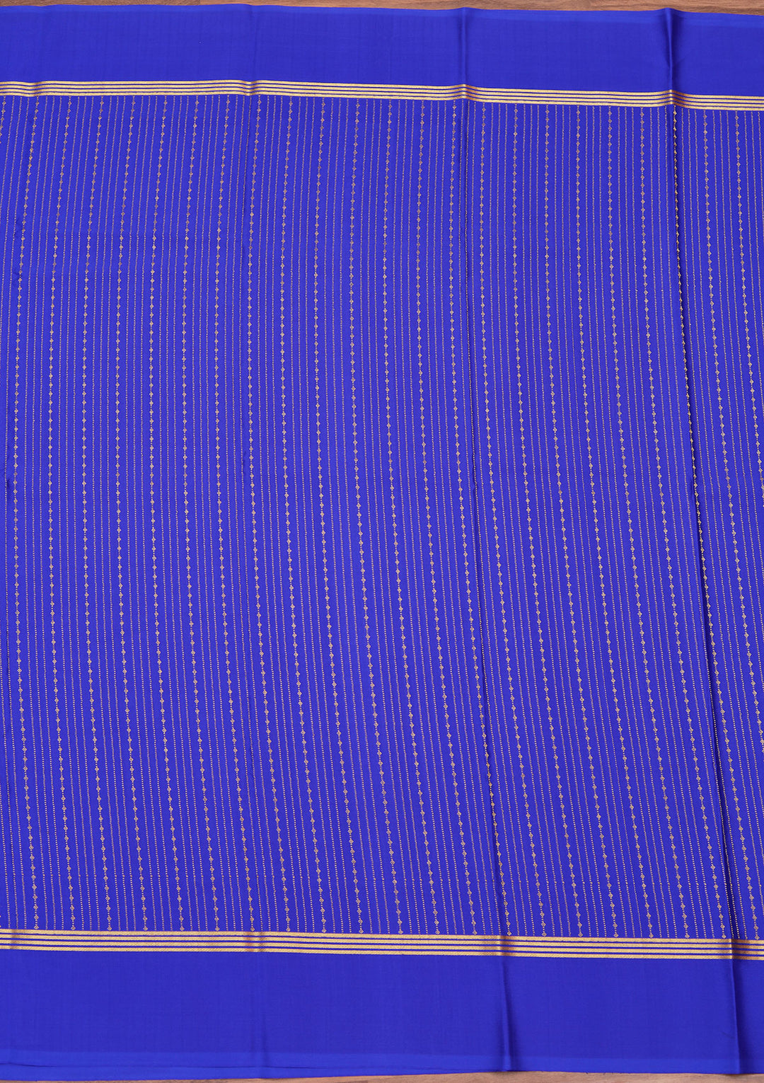 Royal Blue Zariwork Pure Crepe Silk Saree