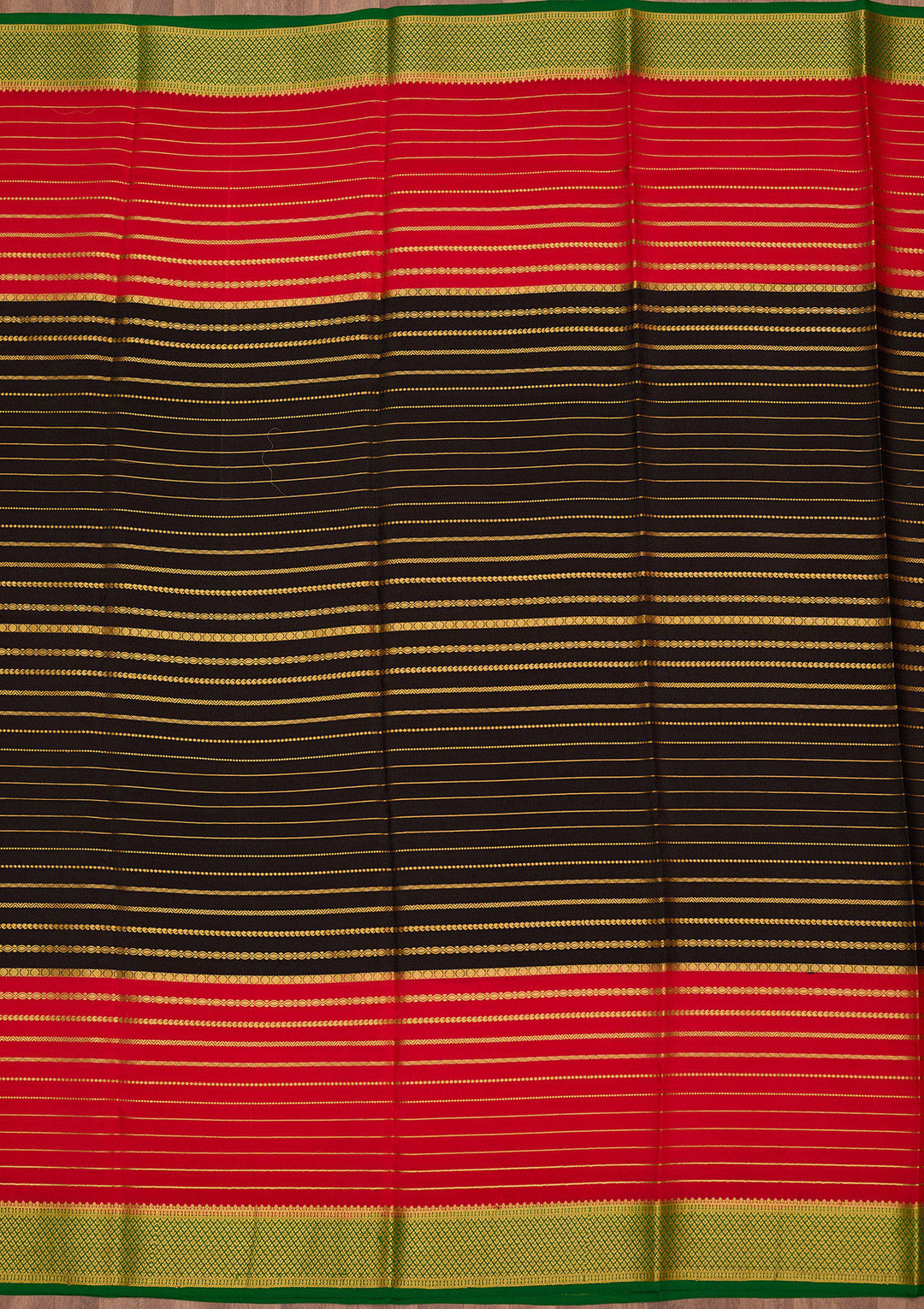 Black Zariwork Pure Crepe Silk Saree