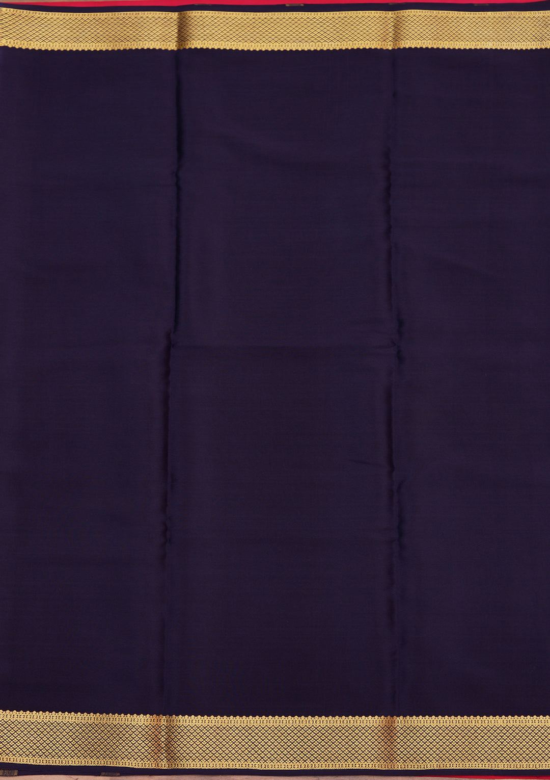 Blue Zariwork Pure Crepe Silk Saree