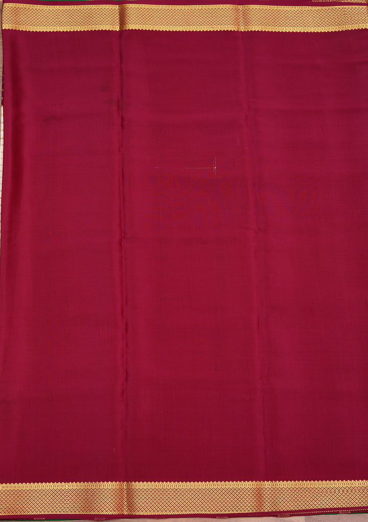 Cream Zariwork Pure Crepe Silk Saree