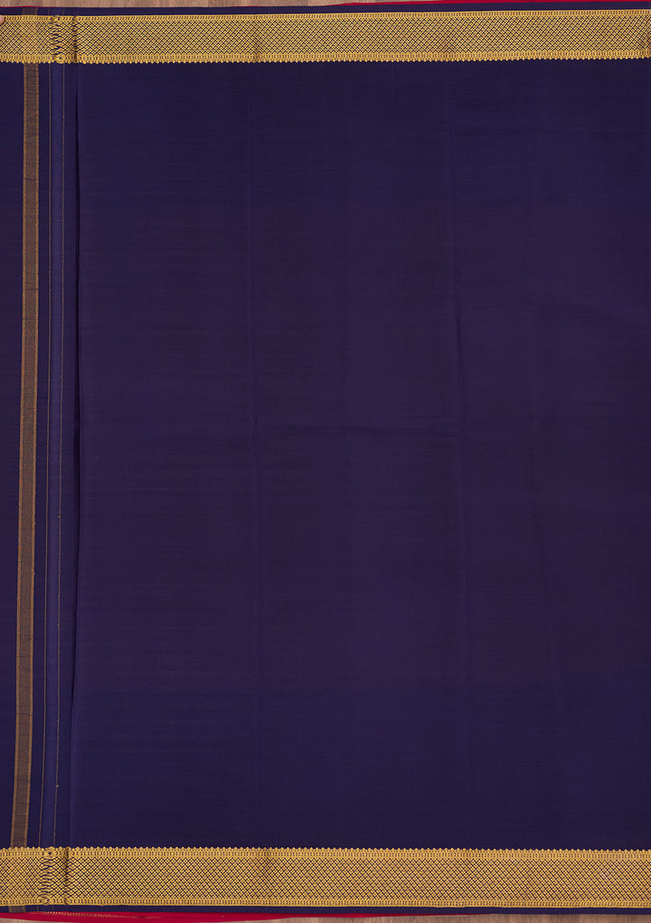 Orange Zariwork Pure Crepe Silk Saree