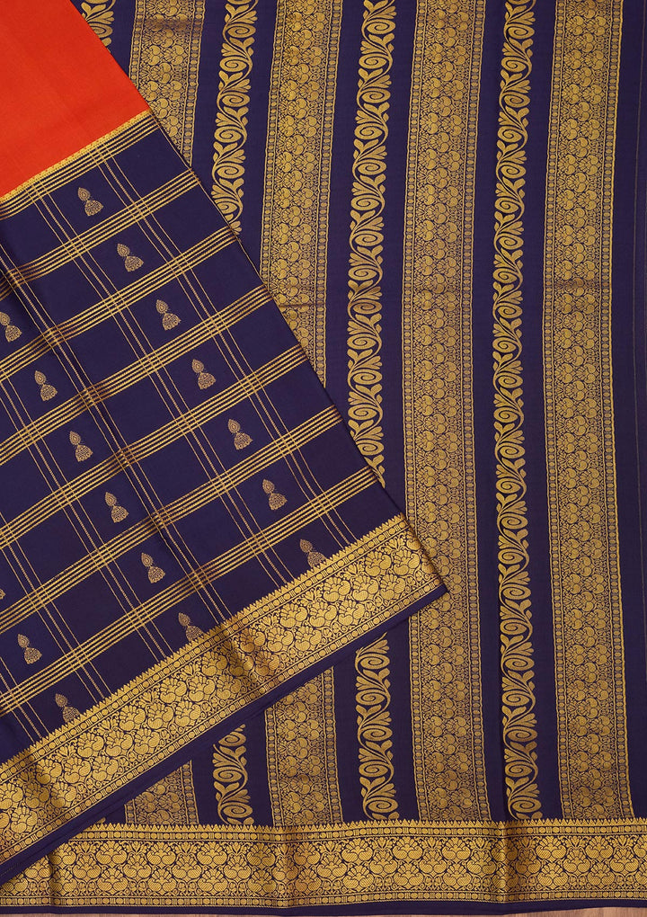 Light Brown Zariwork Pure Crepe Silk Saree