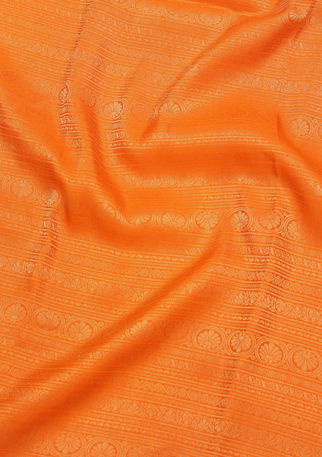 Mustard Zariwork Pure Crepe Silk Saree