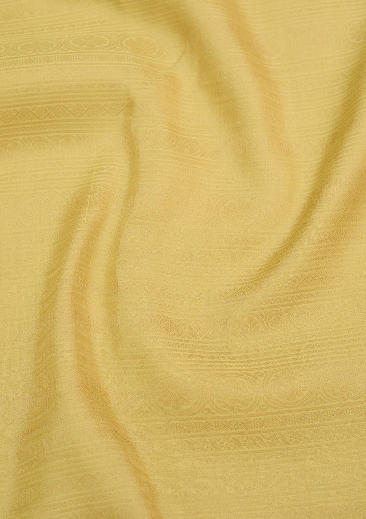 Pista Green Zariwork Pure Crepe Silk Saree