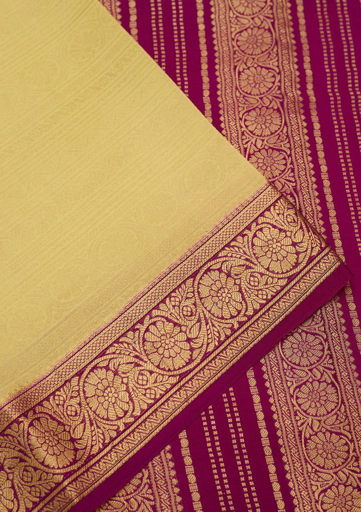 Pista Green Zariwork Pure Crepe Silk Saree