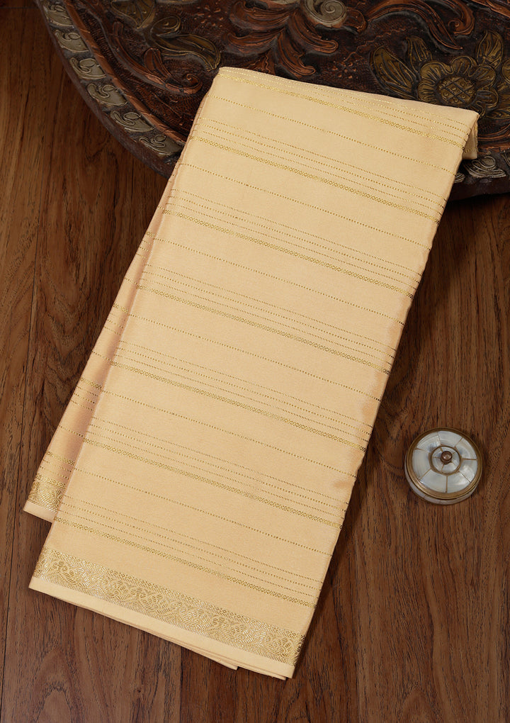 Gold Zariwork Pure Crepe Silk Saree