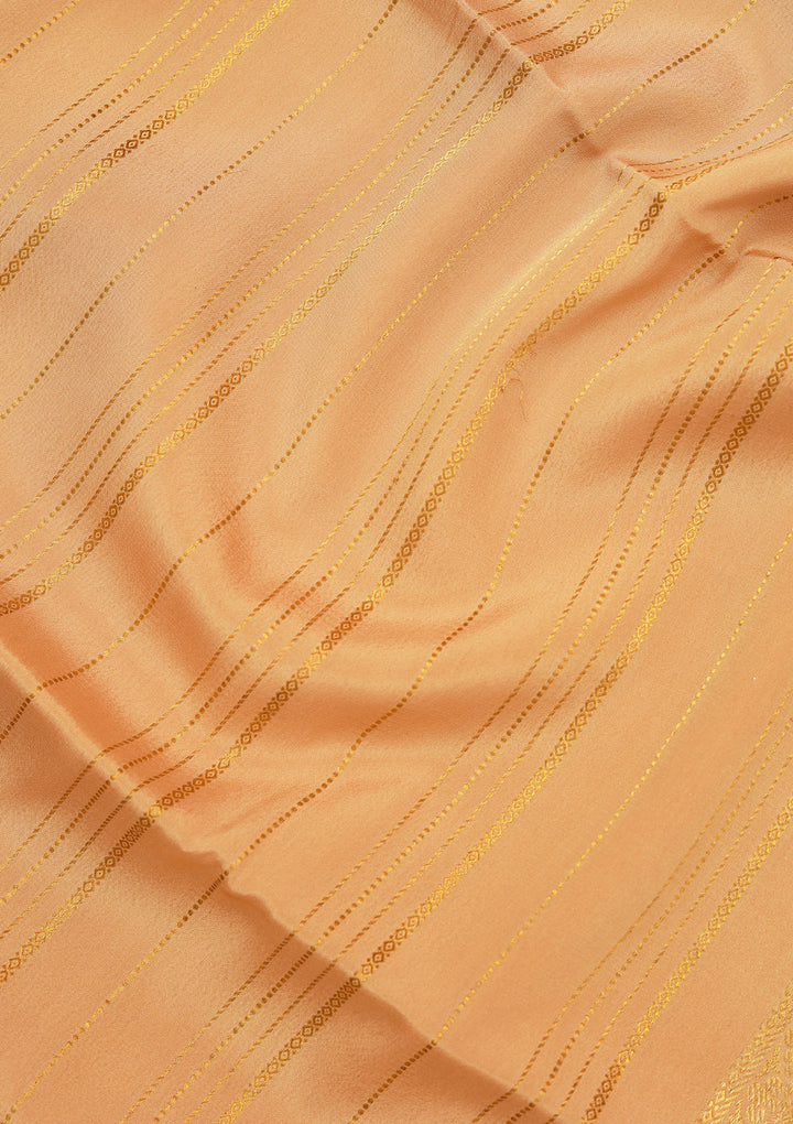 Gold Zariwork Pure Crepe Silk Saree