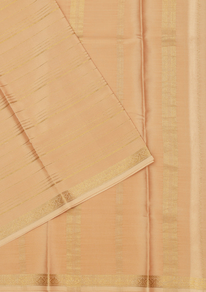 Gold Zariwork Pure Crepe Silk Saree
