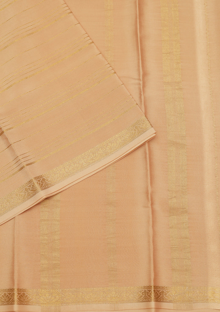 Gold Zariwork Pure Crepe Silk Saree