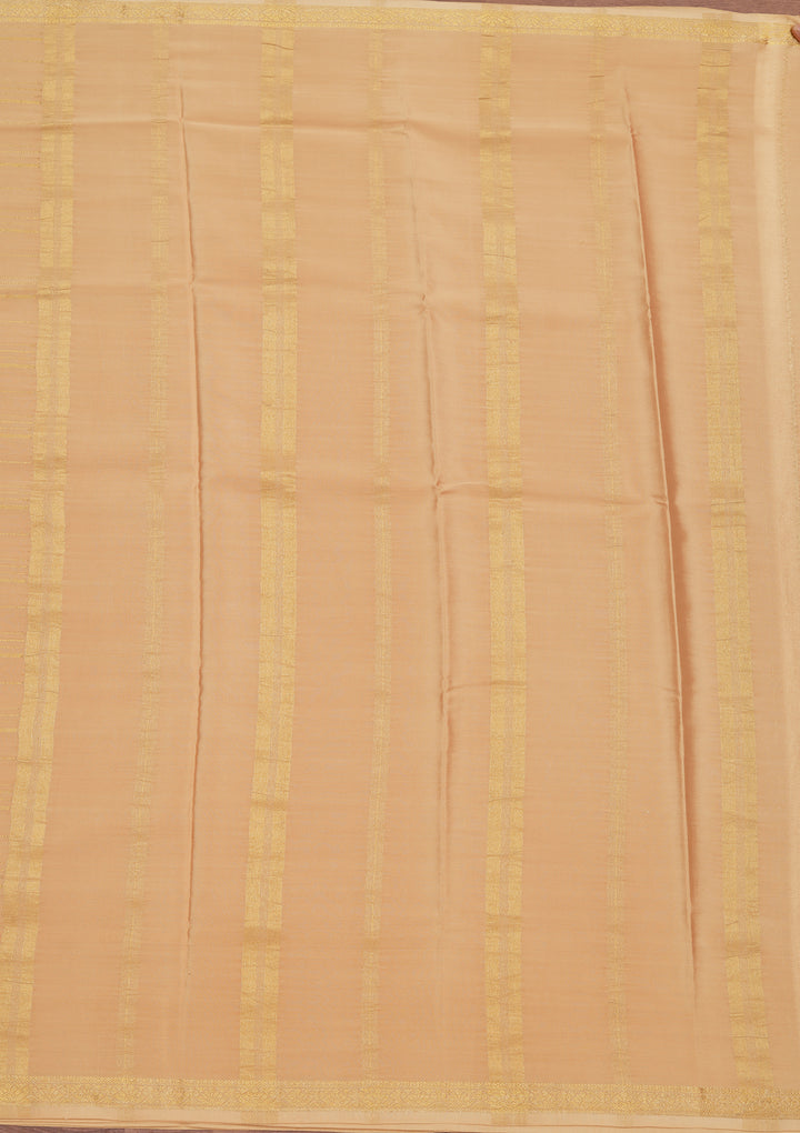 Gold Zariwork Pure Crepe Silk Saree