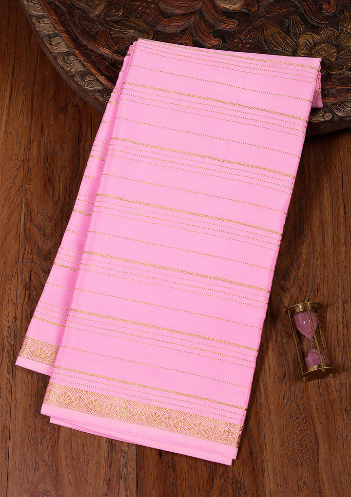 Lavender Zariwork Pure Crepe Silk Saree