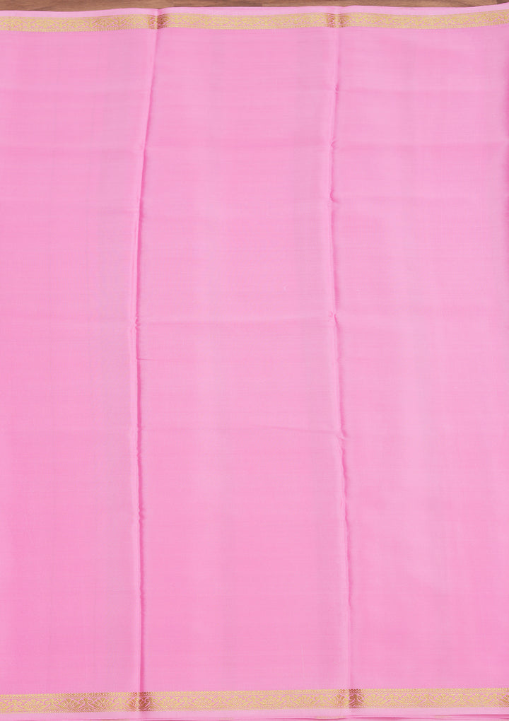 Lavender Zariwork Pure Crepe Silk Saree