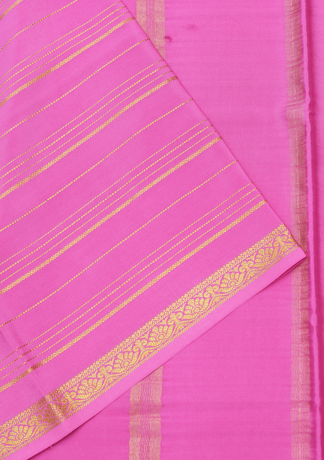 Pink Zariwork Pure Crepe Silk_Saree