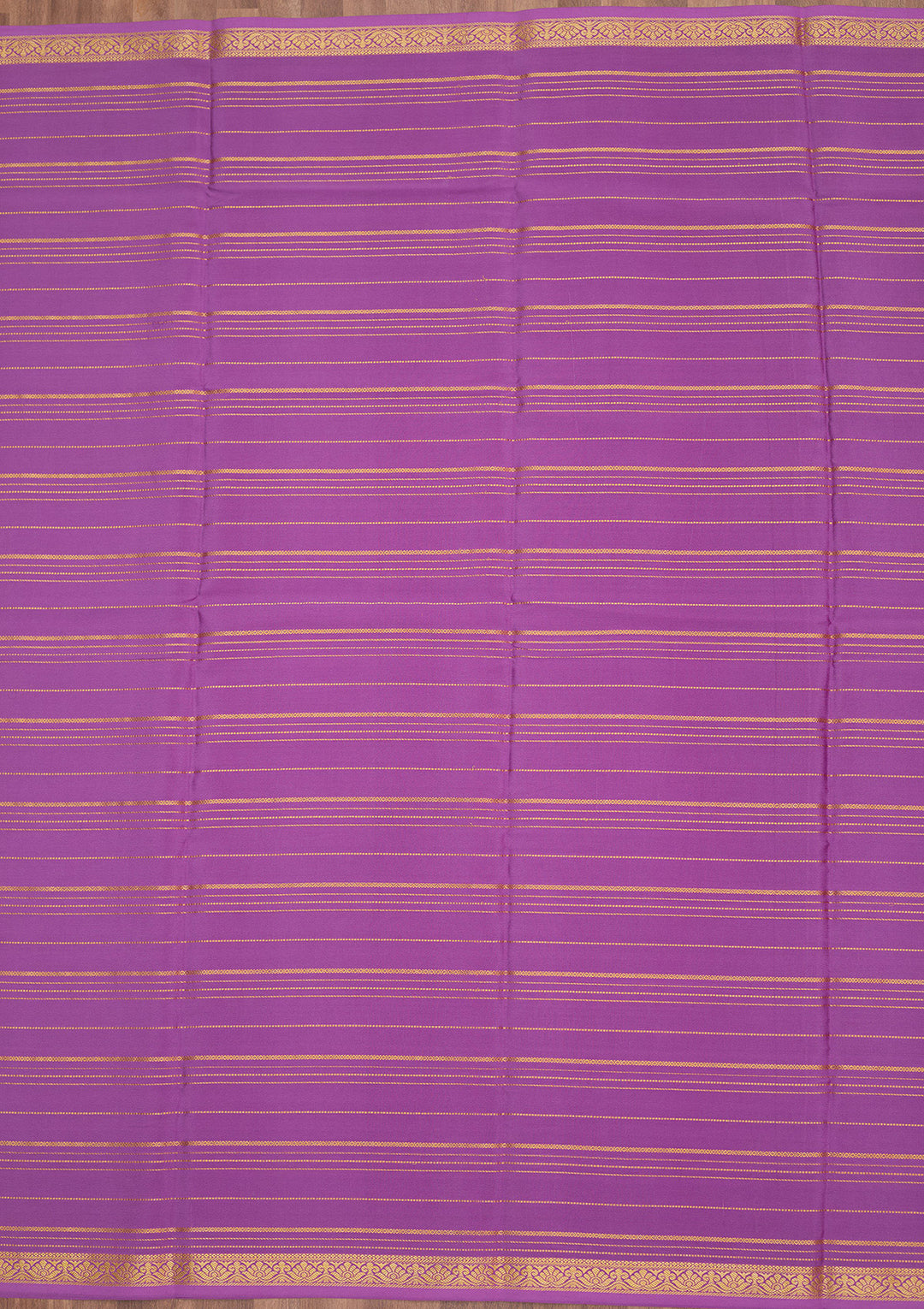 Purple Zariwork Pure Crepe Silk Saree
