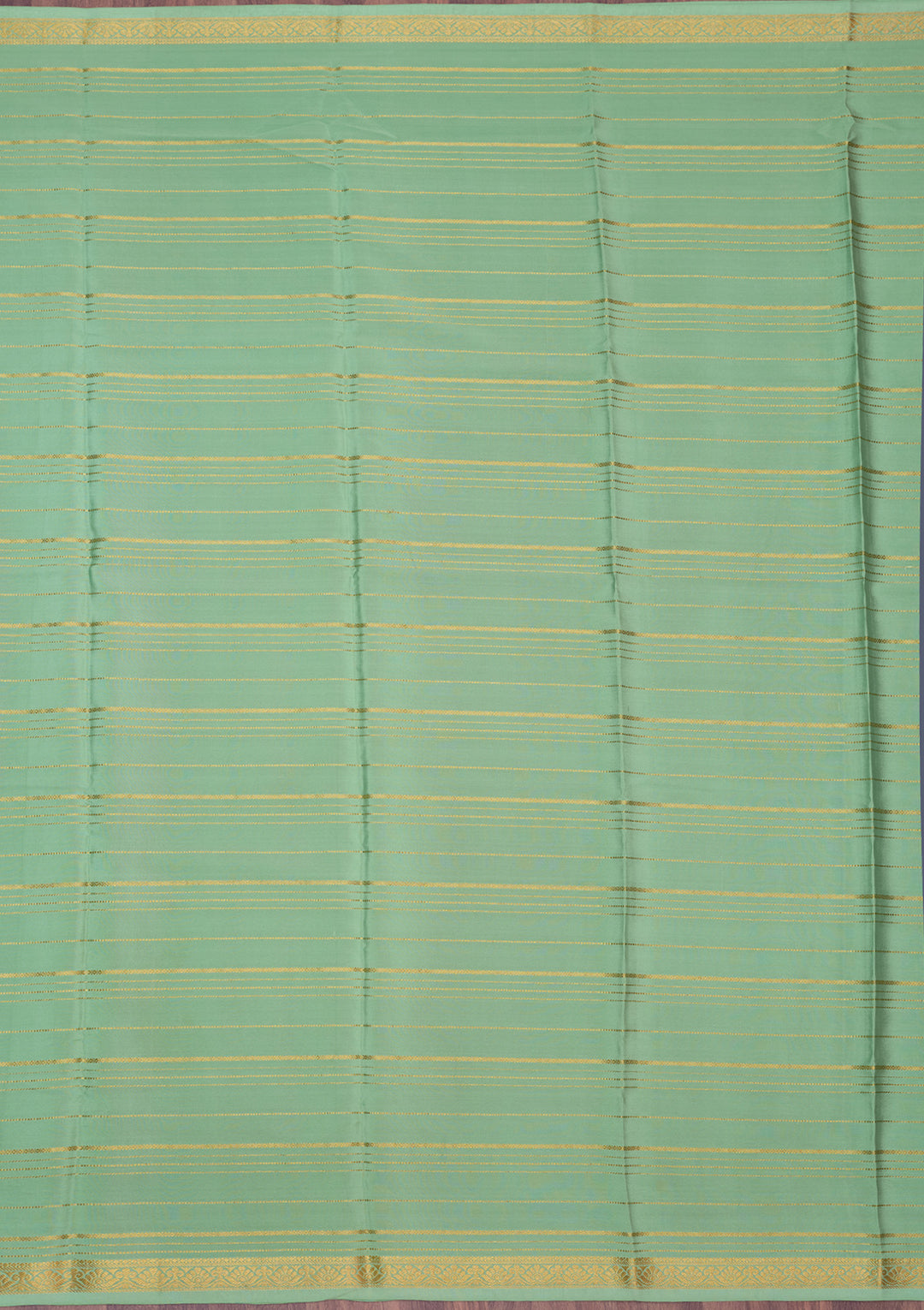 Sea Green Zariwork Pure Crepe Silk Saree