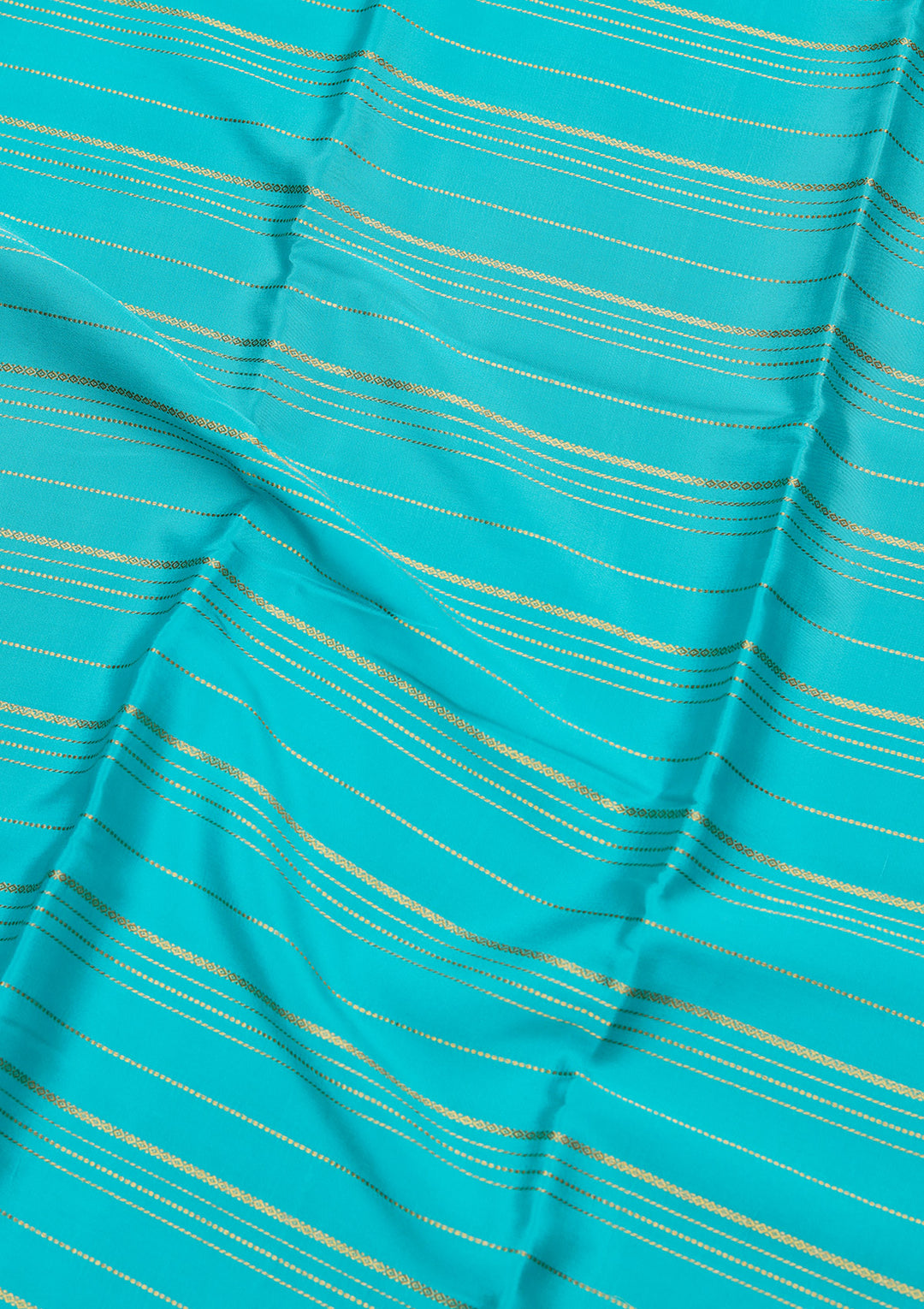 Sky Blue Zariwork Pure Crepe Silk Saree