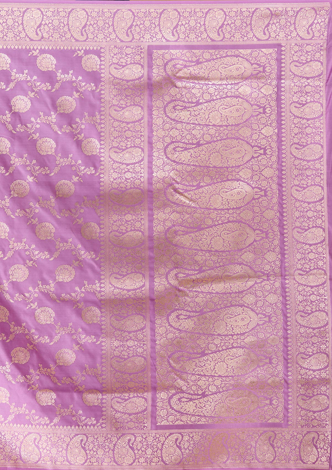 Lavender Zariwork Art Silk Saree