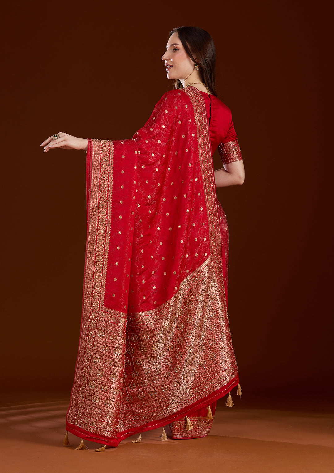 Mustard Zariwork Art Silk Silk_Saree