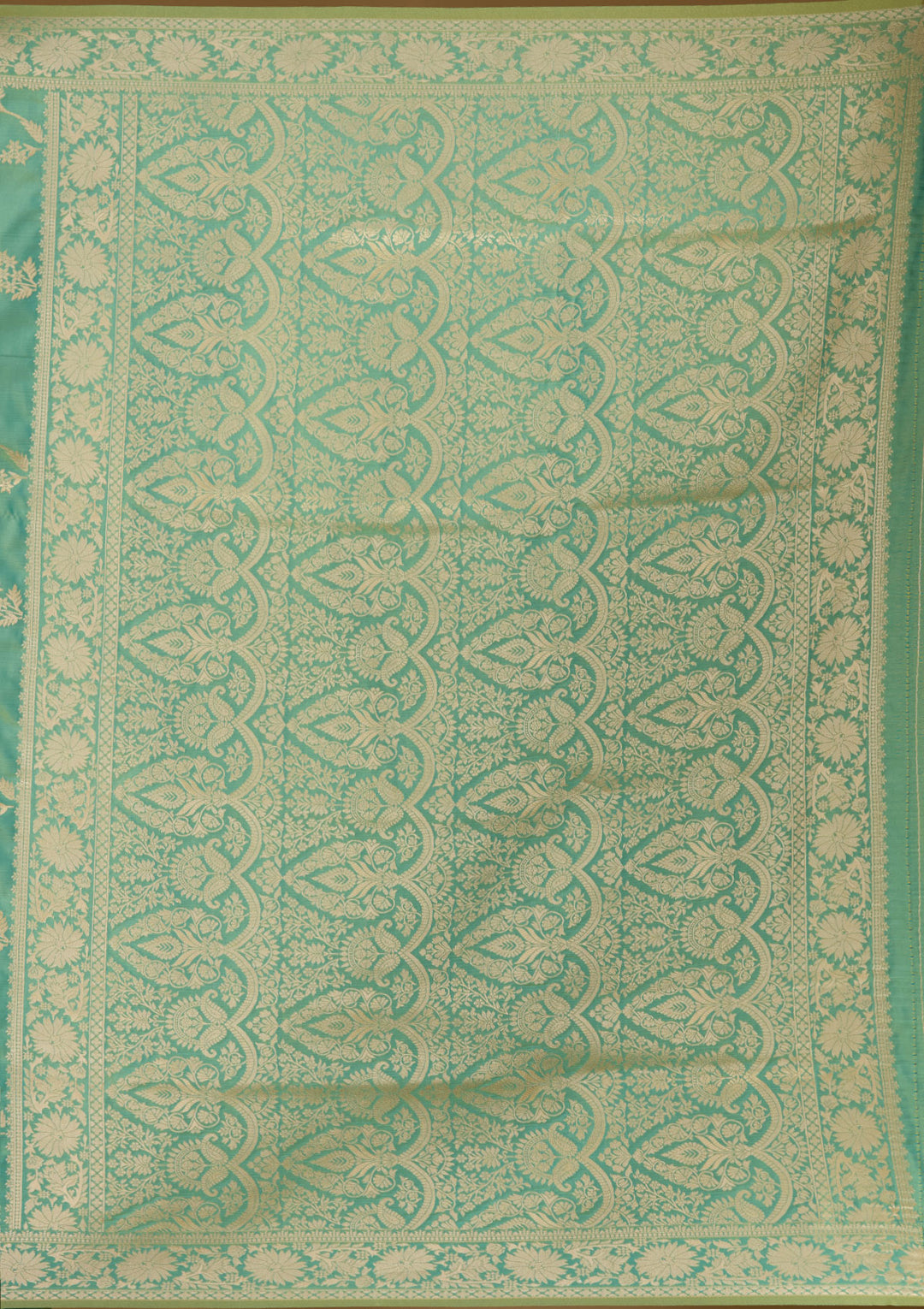 Green Zariwork (Gold) Art Silk Silk_Saree