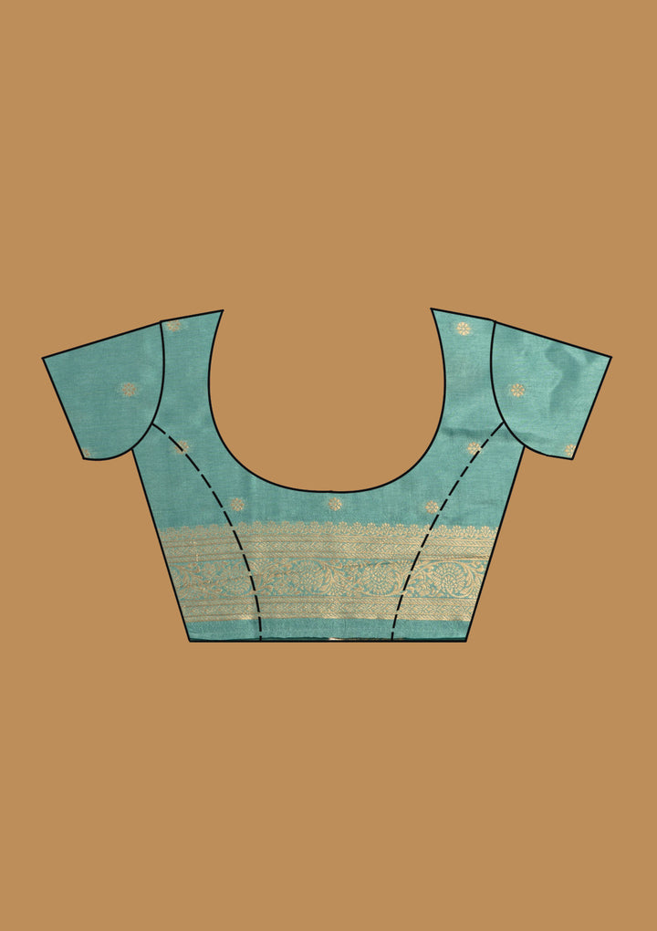 Green Zariwork (Gold) Art Silk Silk_Saree