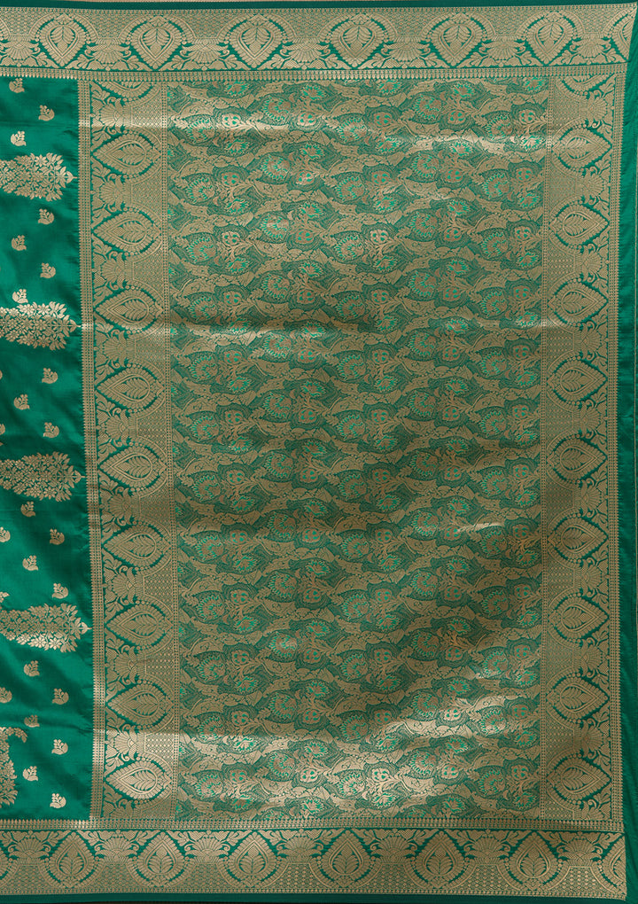 Green Zariwork (Gold) Art Silk Silk_Saree