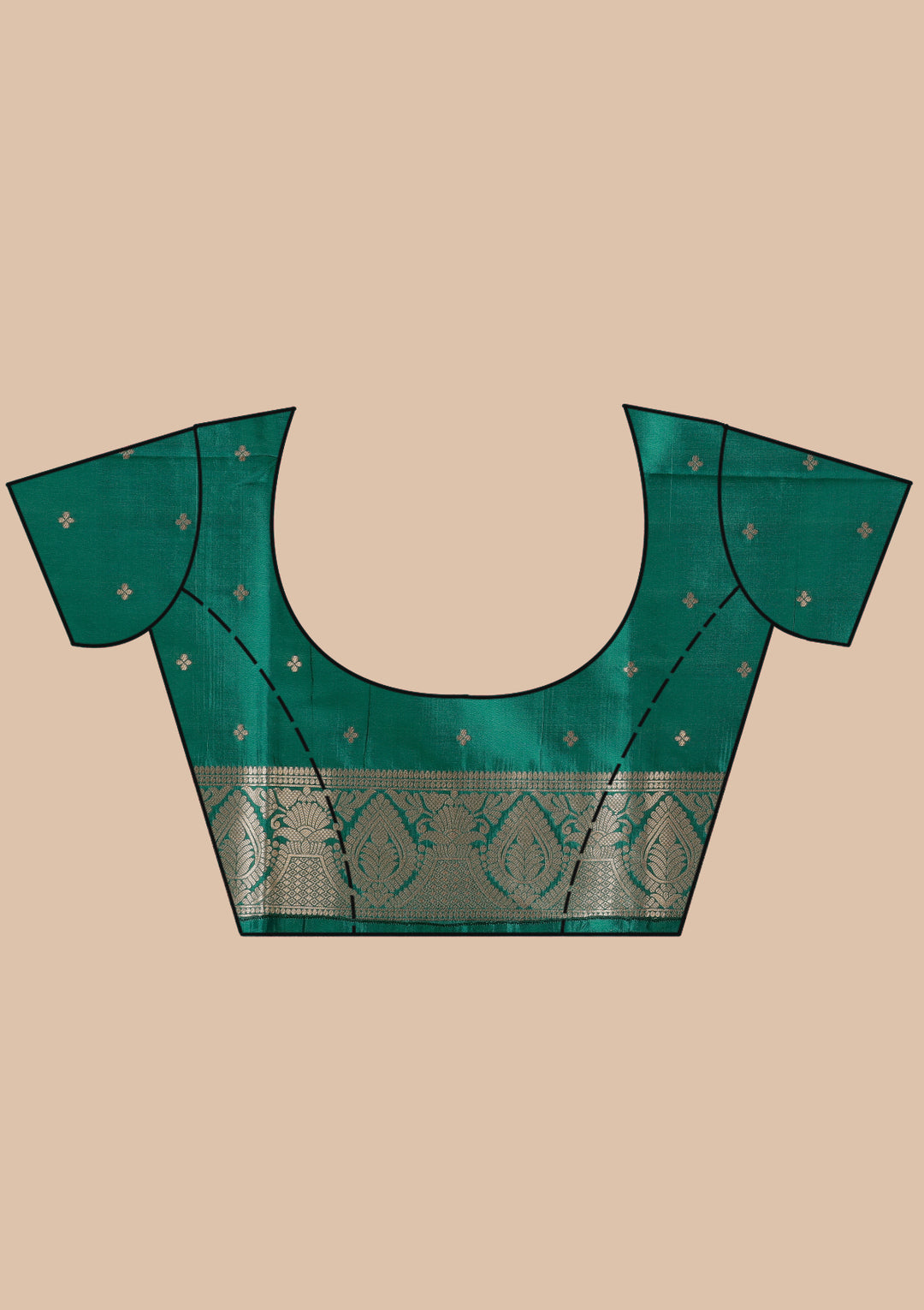 Green Zariwork (Gold) Art Silk Silk_Saree