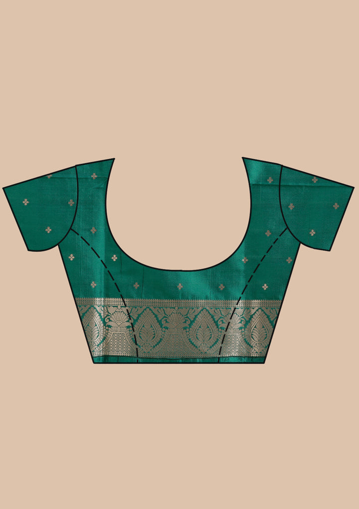 Green Zariwork (Gold) Art Silk Silk_Saree