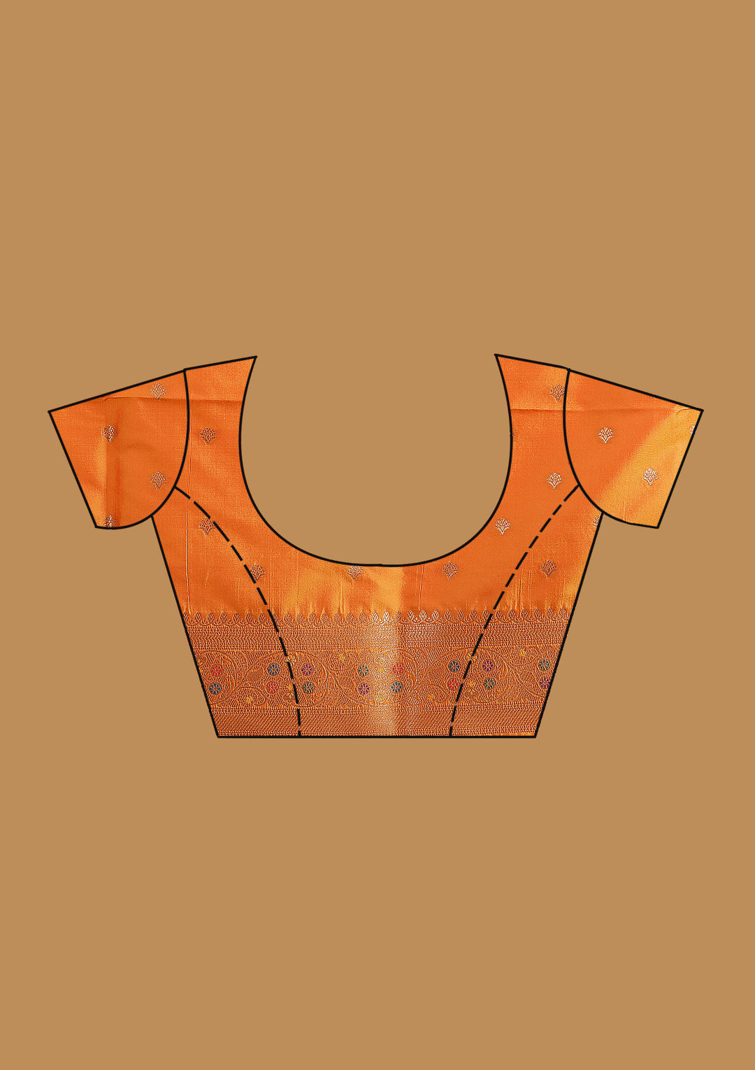 Mustard Zariwork Art Silk Silk_Saree