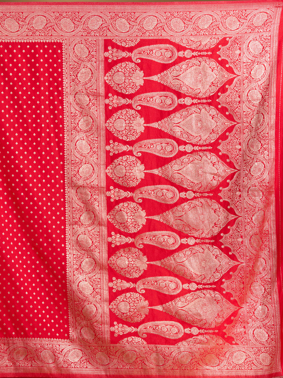 Red Zariwork Art Silk Silk_Saree