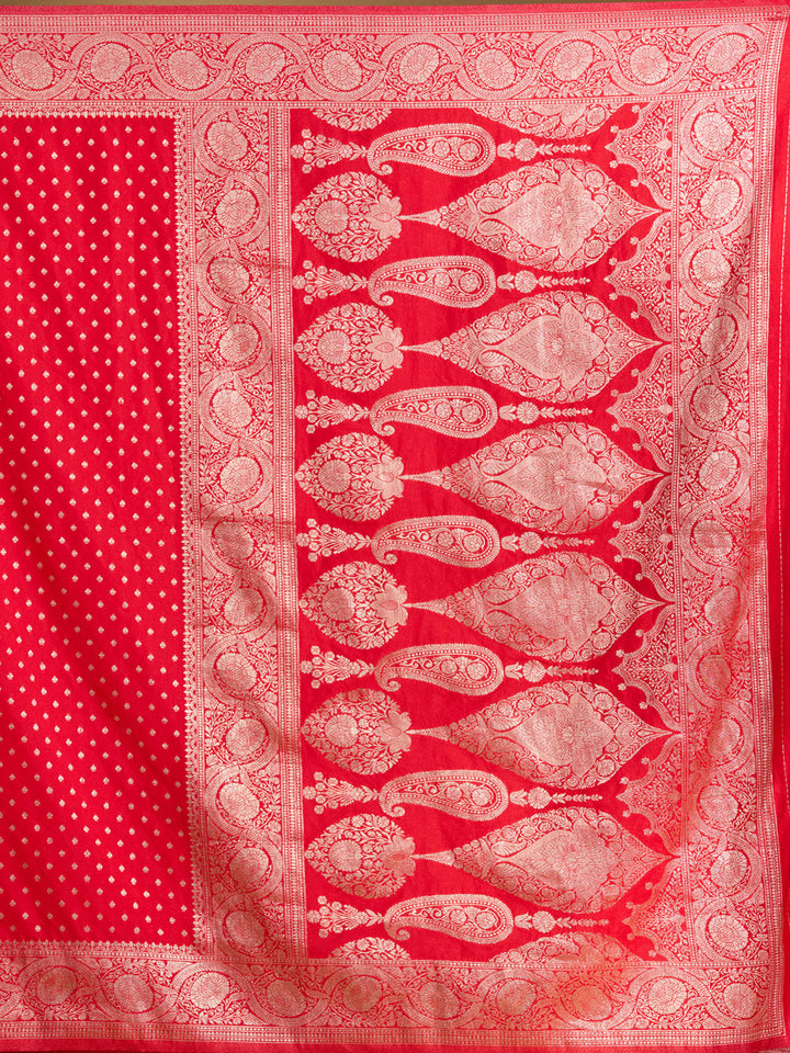 Red Zariwork Art Silk Silk_Saree