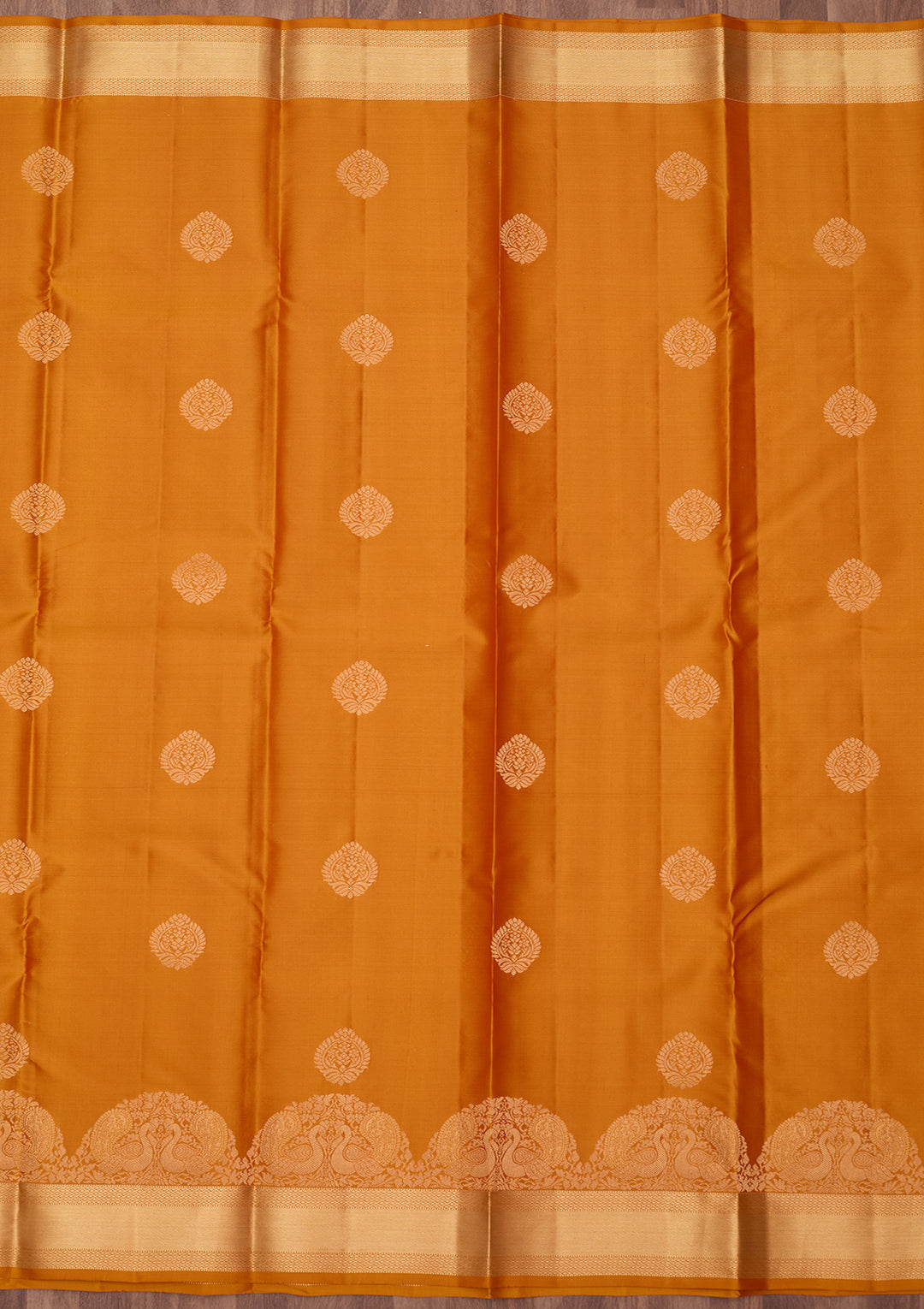 Mustard Zariwork (Gold) Pure Silk Silk_Saree