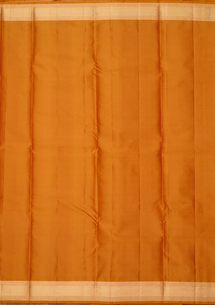 Mustard Zariwork (Gold) Pure Silk Silk_Saree