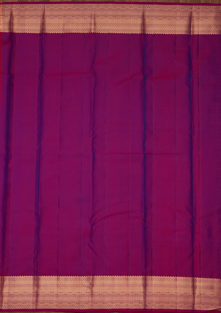 Blue Zariwork Silk Saree