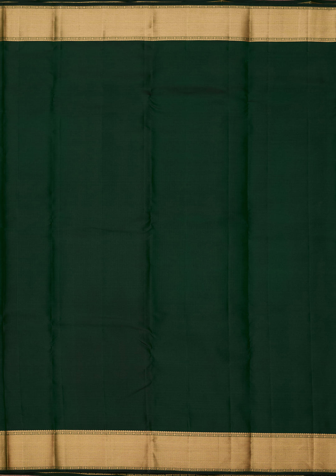 Bottle Green Zariwork (Gold) Silk Silk_Saree