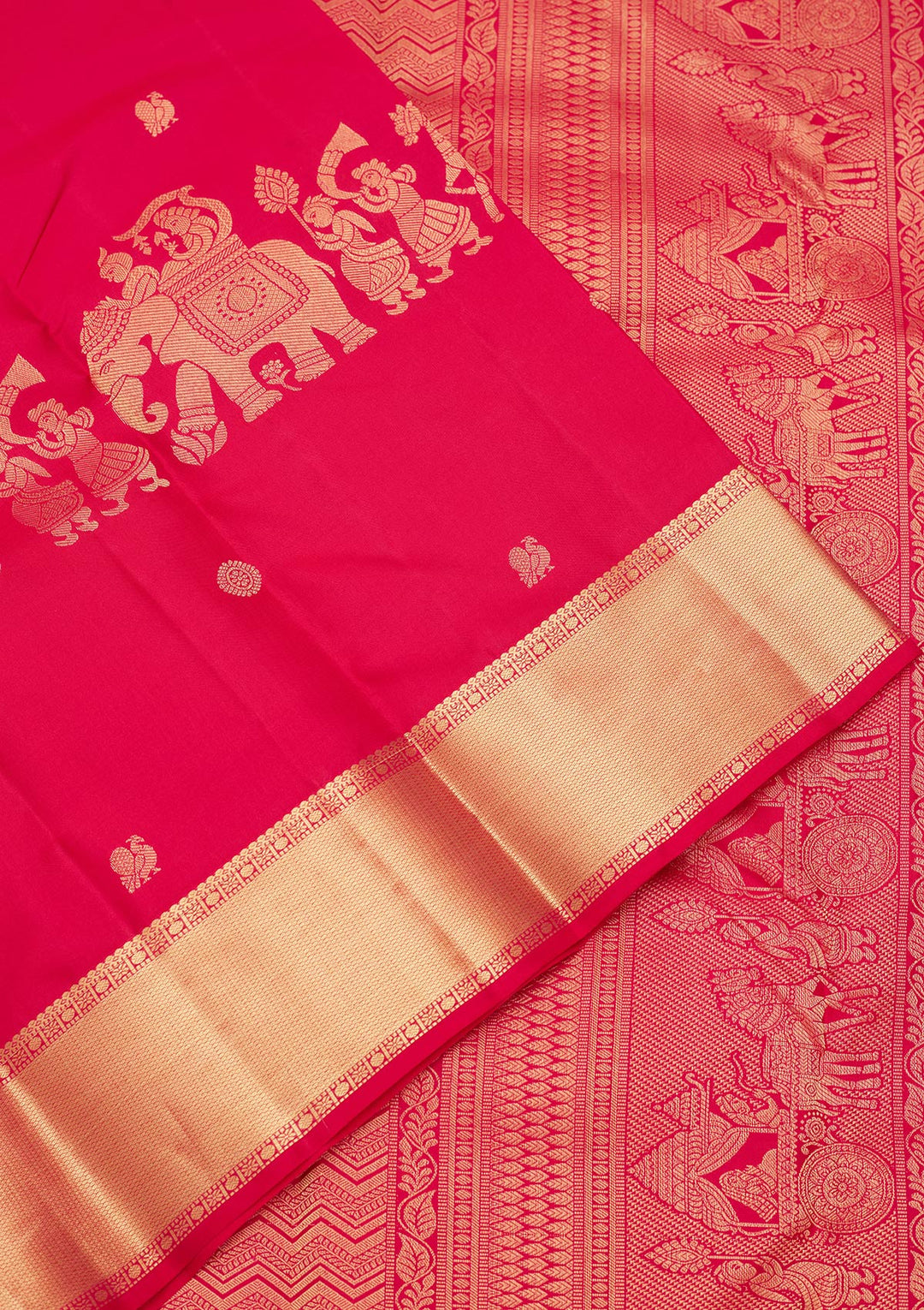 Pink Zariwork Pure Silk Saree