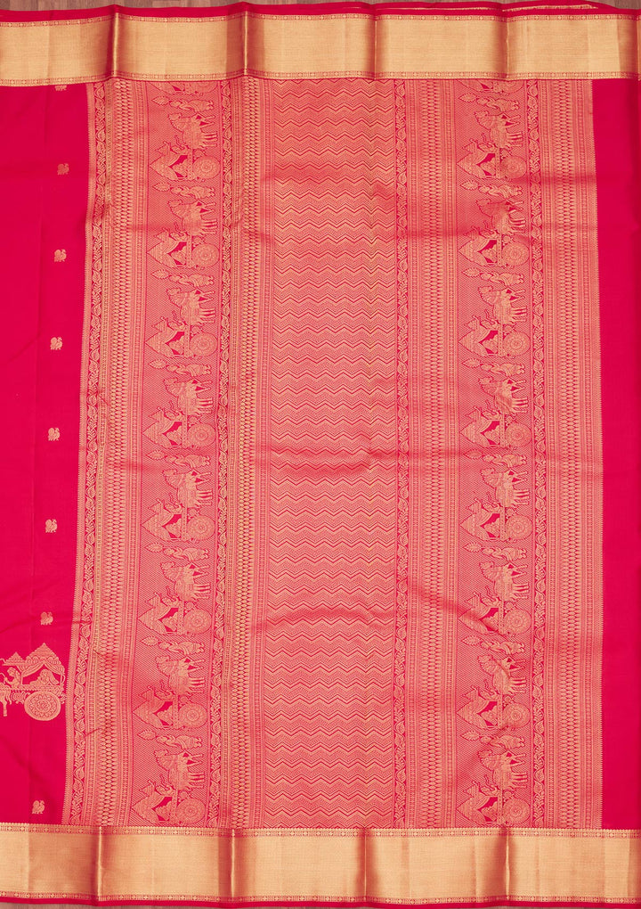 Pink Zariwork Pure Silk Saree