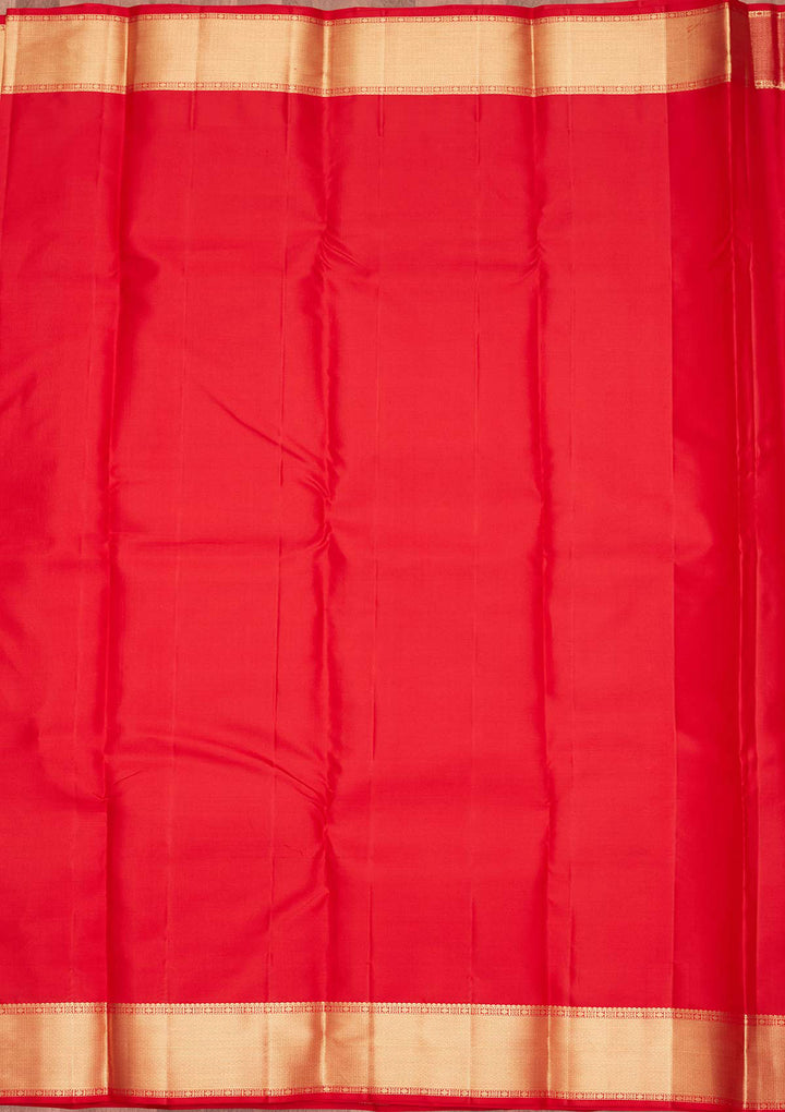 Red Zariwork Pure Silk Saree