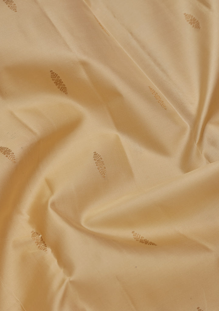 Lemon Yellow Zariwork Pure Silk Saree
