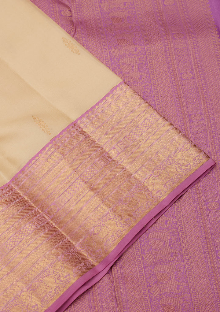 Lemon Yellow Zariwork Pure Silk Saree