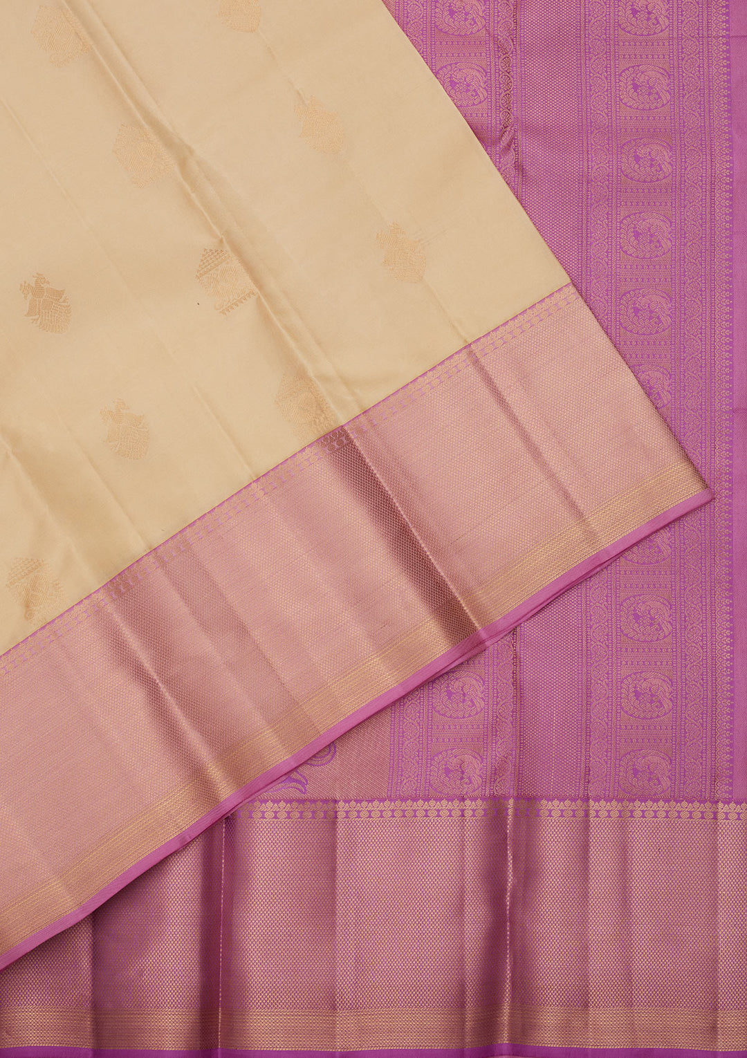 Lemon Yellow Zariwork Silk Saree