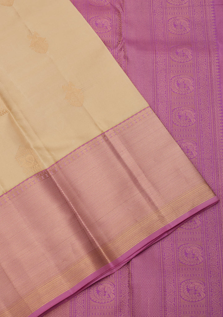 Lemon Yellow Zariwork Silk Saree