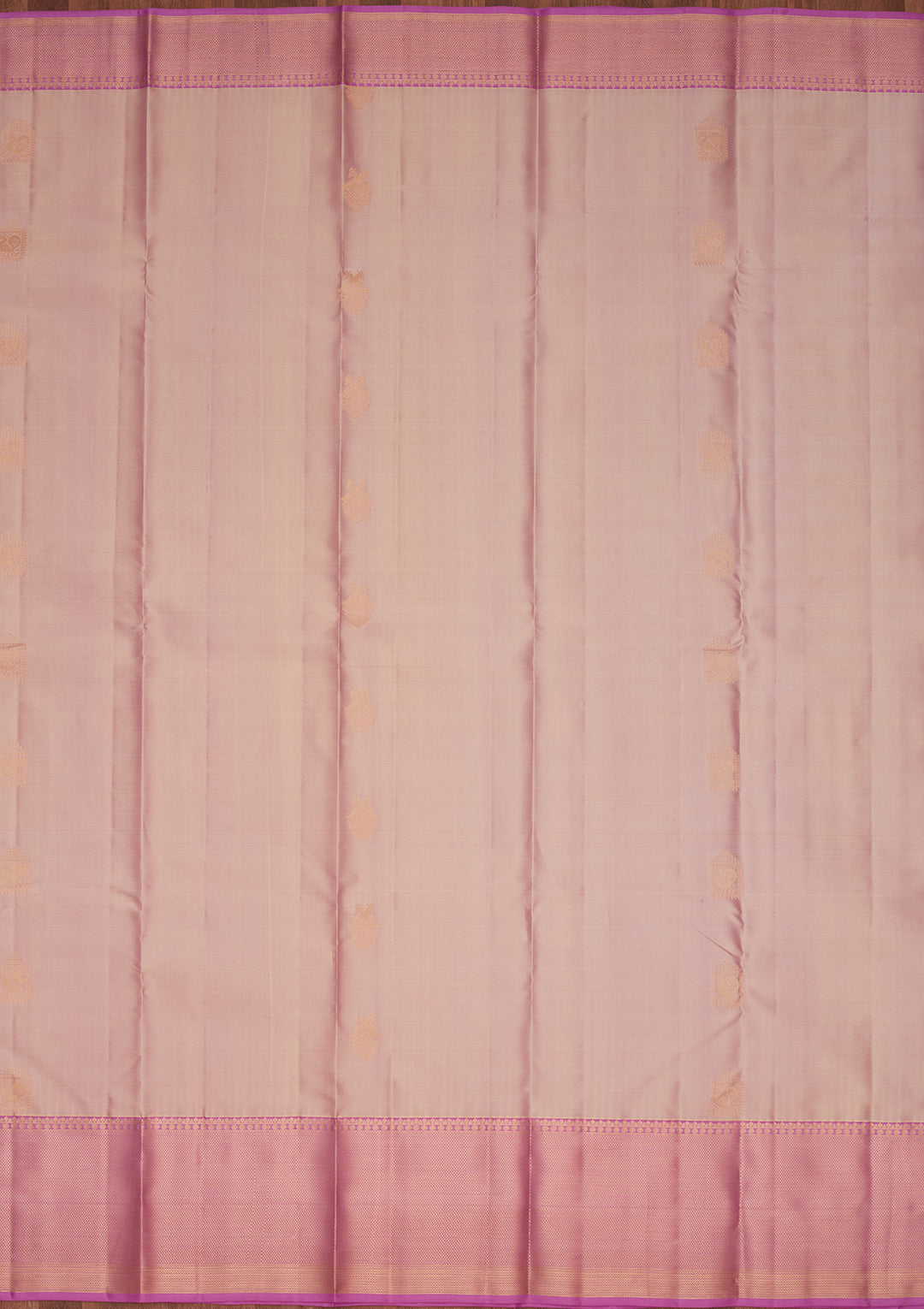 Onion Pink Zariwork Silk Saree