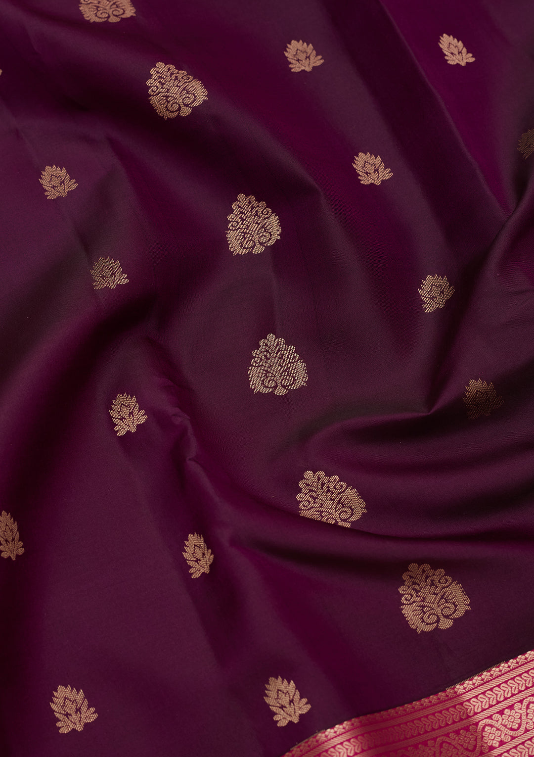 Purple Zariwork Silk Saree