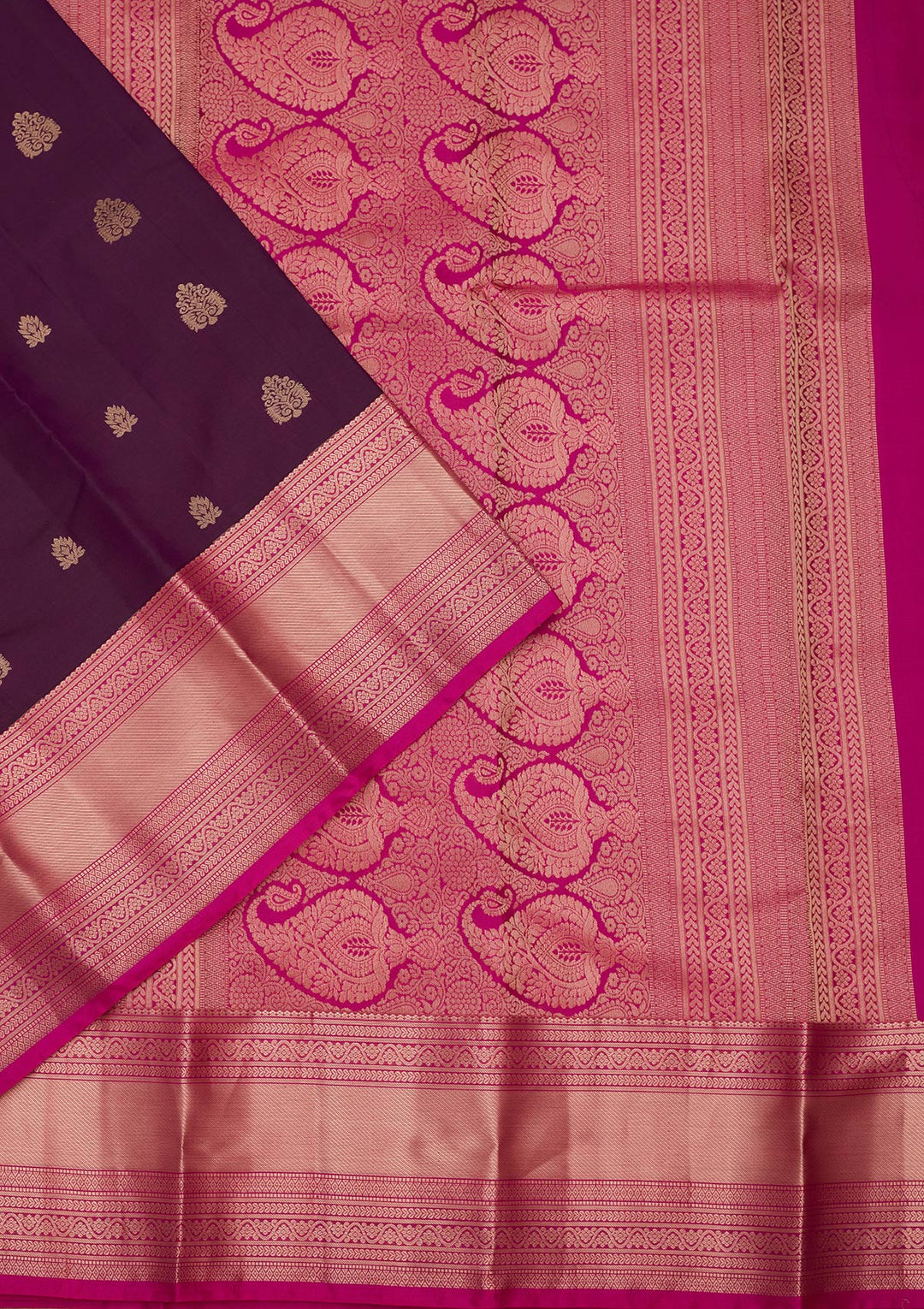 Purple Zariwork Silk Saree