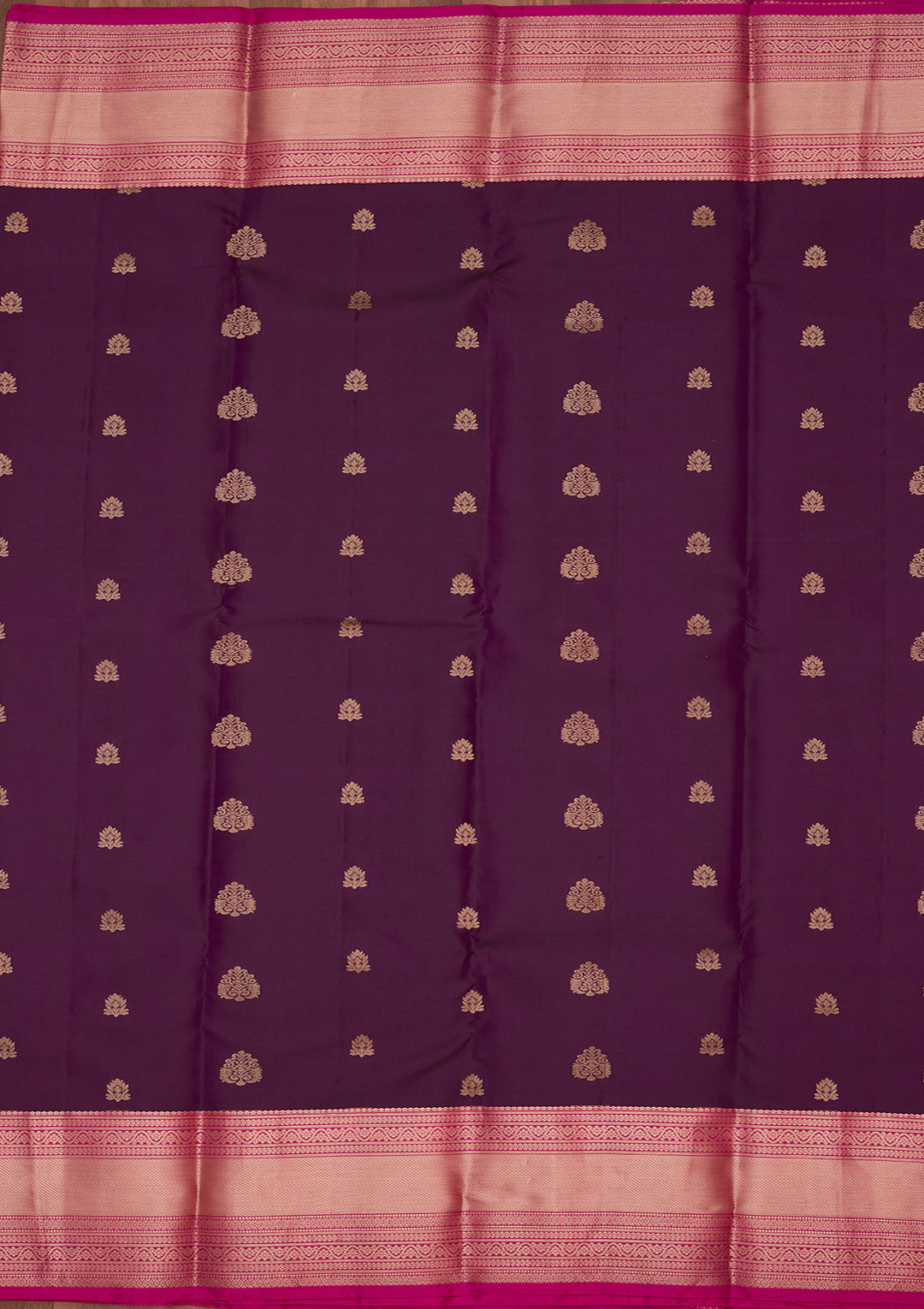 Purple Zariwork Silk Saree