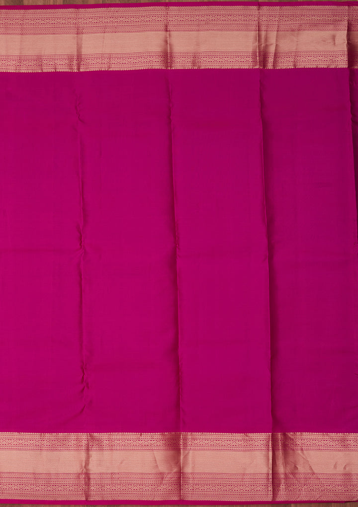 Purple Zariwork Silk Saree