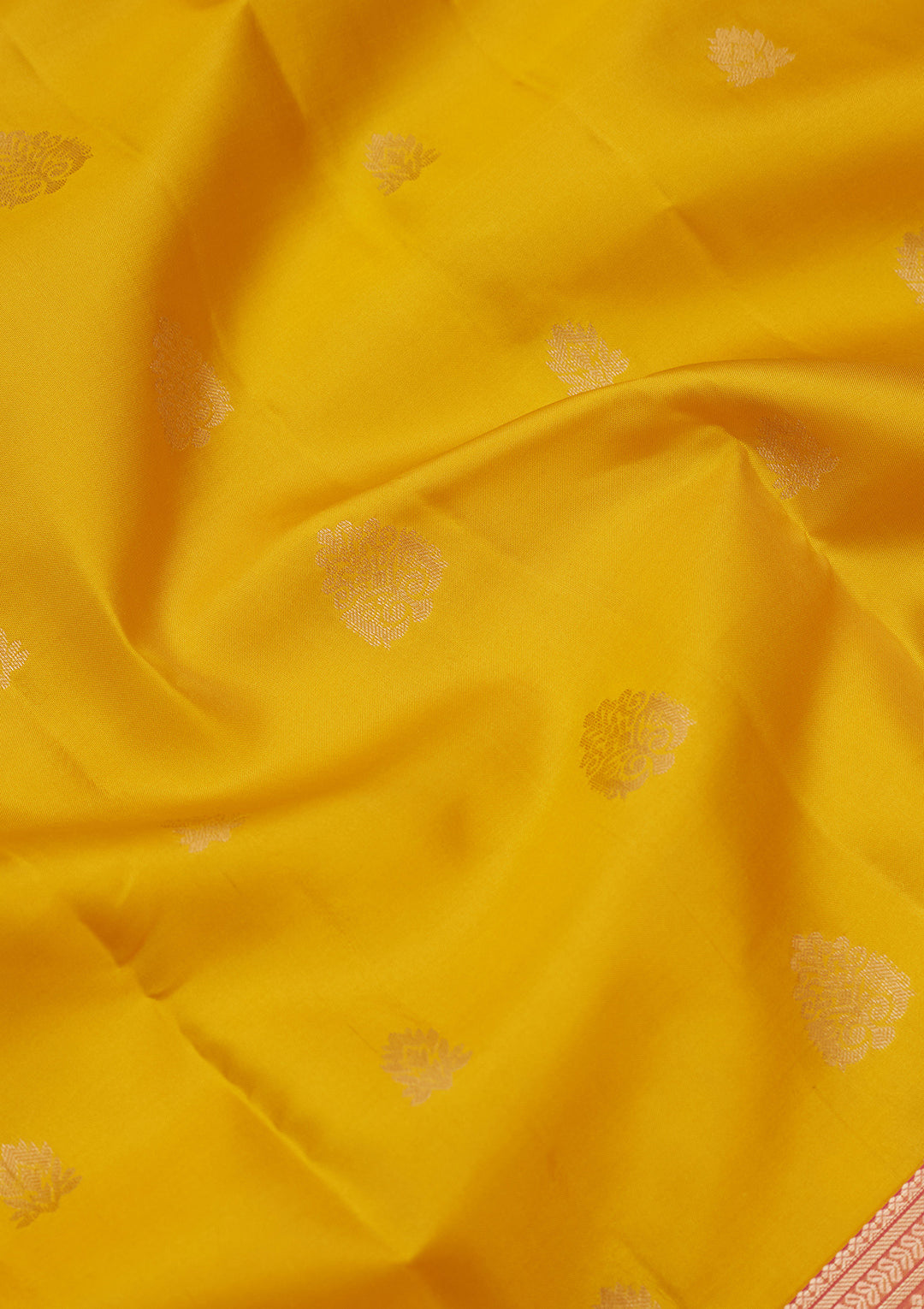 Yellow Zariwork Silk Saree