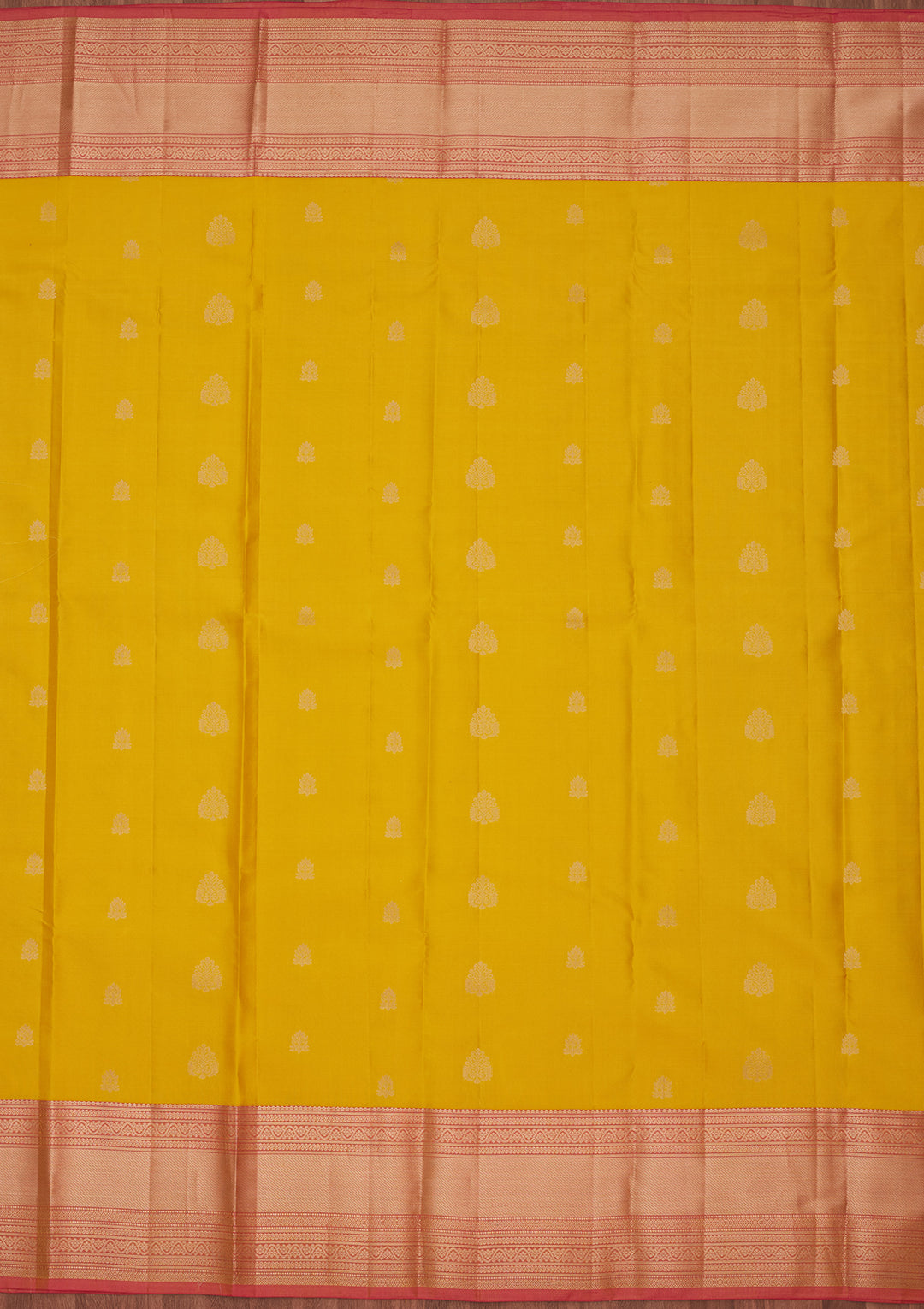 Yellow Zariwork Silk Saree